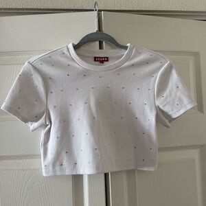STAUD cropped Tee
